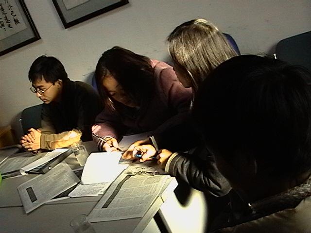 2003年12月北航义工培训会4